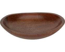 Schaal mangohout Ø35cm x 6cm