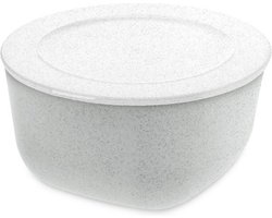 Schaal met Deksel, 2 L, Organic Grijs en Wit - Koziol | Connect Box 2