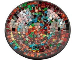 Schaal mozaiek regenboog mix XL