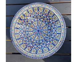 Schaal - slaschaal - handbeschilderd - Pomme Chatelaine.nl