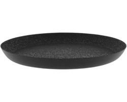 Schaal Tori metaal zwart 52 cm
