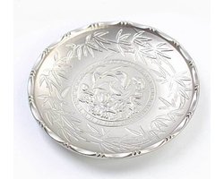 Schaaltje Amberblokjes - Kleur: Zilver - Stijl Azie - Amberblok schaaltje - Schaal - Woondecoratie - Woon - Wonen - Deco - Decoratie - Sfeer en beleving - Sober - Landelijk - Modern - Klassiek - Interieur - Sfeertje - Stoer - Mooi - Amber - Amberblok