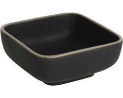 Schaaltje Vierkant 9x9x4cm Zwart