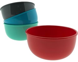 Schaaltjes - Bakjes - Kunststof - Kommen- 13 x 6 cm - 4 Stuks