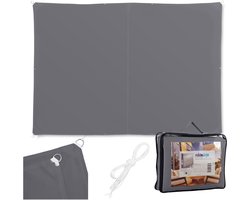 Schaduwdoek - 2,5x3,5 m - donkergrijs