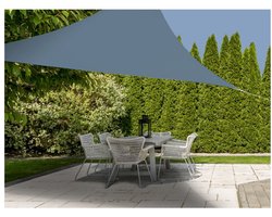 Schaduwdoek - 300x300x300 - waterafstotend - blauw - met bevestigingstouw