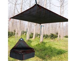 Schaduwdoek Balkon - Zonnedoek Tuin - Buitenruimte Creëren - Scheurbestendig HDPE - 2x3m - Groen