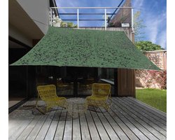 Schaduwdoek Camouflagedoek - Groen - 2x3 m