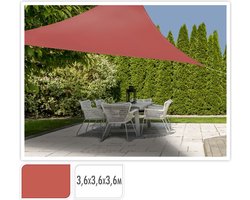 Schaduwdoek driehoek 360x360x360 - terra