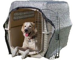 Schaduwdoek - Luchtdoorlatend - Zonnedoek - Aluminium Zonwerend Doek - Schaduwnet - Zonnezeil - UV-bescherming - 6 x 8 Meter - Voor Hondenbench, Camping, Auto