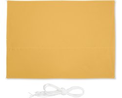 schaduwdoek rechthoek - 2,5 x 3,5 m - waterafstotend - uv-bestendig - met touwen - terras & balkon - geel