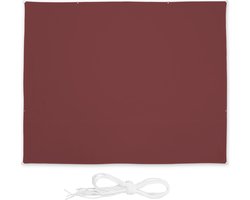 schaduwdoek rechthoek - 3 x 4 m - uv-bestendig - waterafstotend - camping & terras - rood