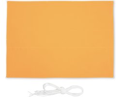 schaduwdoek rechthoek - 3,5 x 4,5 m - waterafstotend & uv-bestendig - inclusief scheerlijnen - geel
