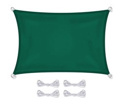 Schaduwdoek rechthoek - waterdicht - 3x2 m - groen