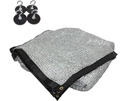 Schaduwdoek - Schaduwdoeken Rechthoekig - Zonnescherm Auto - Schaduwdoek vierkant - Zonnescherm - 6x4 meter