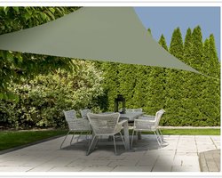 Schaduwdoek - Set van 2x stuks - driehoek - groen - 3,6 x 3,6 x 3,6 meter - Zonwering