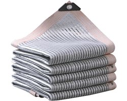 Schaduwdoek Tuin - Zonwering Doek - Terras Beschermen - 75% Zon Reflectie - 1x2 meter - Zilver