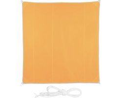 schaduwdoek vierkant - 5 x 5 m - uv-bestendig - tuin - waterdicht - terras & balkon - geel