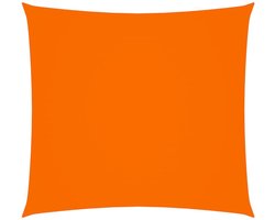 Schaduwdoek Waterdicht - 3 x 3 m - Oranje - Oxford Stof met PU-coating - UV-bestendig & Schimmelvrij Zonnedoek - Vierkant Schaduwzeil - Inclusief Touwen