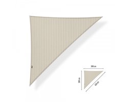 Schaduwdoek waterdicht 3x3x4,2 driehoek 90 graden Sand