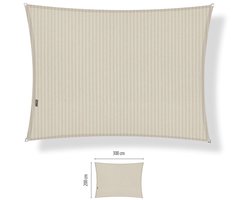 Schaduwdoek waterdicht 4x5x6,4 driehoek 90 graden Sand