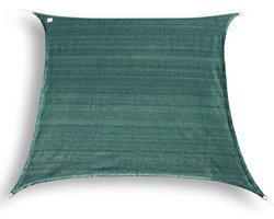 Schaduwdoek - Waterdoorlatend - Vierkant - 3x3 m - Zonnedoek - Groen