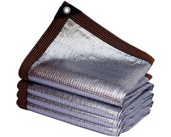 Schaduwdoek - Zonnezeil Luifel - Zon weren - 99% UV-bescherming - 1x1m - Zilver