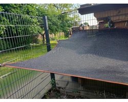Schaduwnet Buiten 2x4 Meter - 95% UV Bescherming - Weerbestendig Schaduwzeil voor Terras, Tuin, Pergola, Broeikas en Kippenhok - Zwart