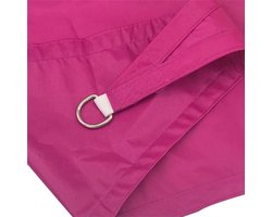 Schaduwzeil Driehoek - Zonnedoek Waterdicht - Terras Overkappen - Waterdicht Polyester - 6x6x6m - Roze Rood
