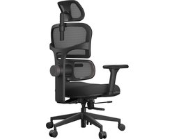 Schaffenburg ergonomische bureaustoel met ongeëvenaarde comfort en ergonomie. Kleur zwart. NEN-EN 1335 gecertificeerd