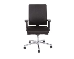 Schaffenburg Office Furniture Bureaustoel 045 zit zwa rug zwa mesh verchr alu