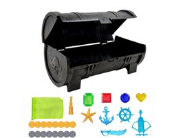 Schatkist Opbergdoos - Speelgoed Kist - Kinderkamer Organisatie - Unieke Decoratieve Stijl - 20.5x10x10 cm - Piraten Schatkist
