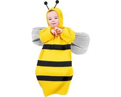 Schattig Baby Bijenpak met Vleugels en Muts voor Carnaval