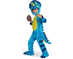 Schattig Baby Dinosaurus Kostuum Triceratops Groen voor Feestjes