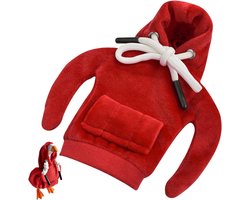 Schattige 7 Inch Desk Goose Hoodie Decoratie, Mini Outfit voor Kantoor en Tafelversiering, Unieke Accessoires voor Persoonlijke Stijl en Creatieve Inrichting