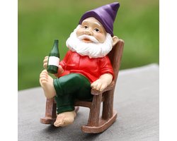 Schattige Cartoon Gnoom Tuinbeeldjes en Sculpturen voor Miniatuurtuinen, Decoratieve Ornamenten voor Binnen en Buiten, Perfect voor Planten en Tuinaccessoires