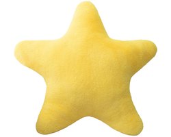 Schattige kinderkussens - Stervormige kinderkussens - Zachte en donzige stervormige kussens - Stervormige decoratieve kussens voor kinderkamers - Geschikt voor jongens en meisjes - Familiekamer - Geel - 40 x 40 cm