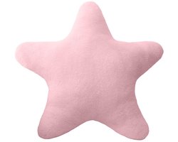 Schattige kinderkussens - Stervormige kinderkussens - Zachte en donzige stervormige kussens - Stervormige decoratieve kussens voor kinderkamers - Geschikt voor jongens en meisjes - Familiekamer - Roze - 40 x 40 cm