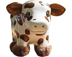 Schattige Koe Potten voor Planten - Grappige Hars Bloempot voor Vetplanten en Cactussen