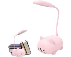 Schattige LED Nachtlamp voor Kinderen - Oplaadbare USB Tafellamp en Bedlampje in Dierontwerp