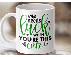 schattige mok, leuke spreuken, valentijns cadeau, liefdes cadeau, grappige koffiemok, cadeau idee, wie heeft geluk, schattig cadeau, spreuken mok, koffiemok, leuke mok, hartjes mok, schattig