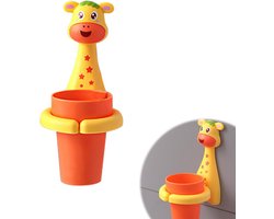 Schattige Tandenborstelhouder met Beker voor Baby's en Kinderen - Wandmontage
