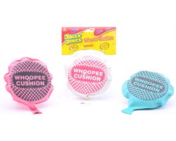 Scheetkussen Whoopee cushion - Scheetzak - Fopartikel - 16,5 cm - Rubber - Kunststof - multicolor