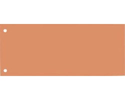 Scheidingsstrook Oxford smal 240x105mm 190gr oranje 100 stuks