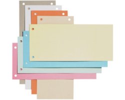 Scheidingsstrook Oxford smal 240x105mm 190gr roomwit 100 stuks