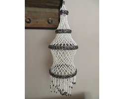 Schelpen - Hanger Ashere – Handgemaakte hanger - Indonesische-hanger – Natuurlijke hanger – Bohemian – Tropische – Unieke hanger – Decoratieve hanger – Schelpen hanger – Natuurlijke schelpen -decoratie – interieur – Coastal – Tropische – Natuurlijk -