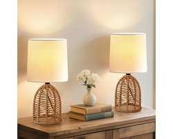 Schemerlamp Woonkamer - Tafellamp Landelijk - Sfeerverlichting