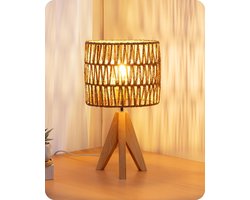 Schemerlamp Woonkamer - Tafellamp Landelijk - Tafellampje
