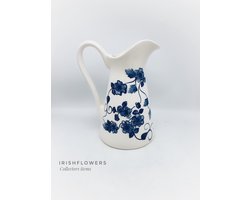 Schenkkan - Vaas - Keramiek - Villa Pottery - Voorjaar - Decoratie - Woondecoratie - Waterkan - Dutch blue 9