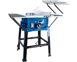 Scheppach Zaagtafel HS110 - 2000W - Ø254mm zaagblad - Inclusief 2x werktafelextensie en onderstel